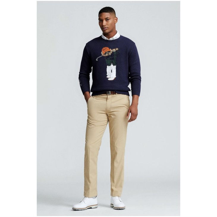 POLO RALPH LAUREN RLX POLO BEAR COTTON-BLEND JUMPER