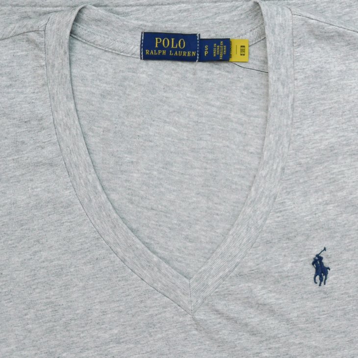 POLO RALPH LAUREN WOMEN COTTON JERSEY V-NECK TEE
