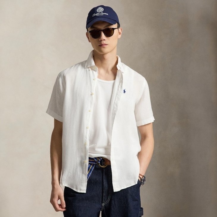 POLO RALPH LAUREN CLASSIC FIT LINEN SHIRT
