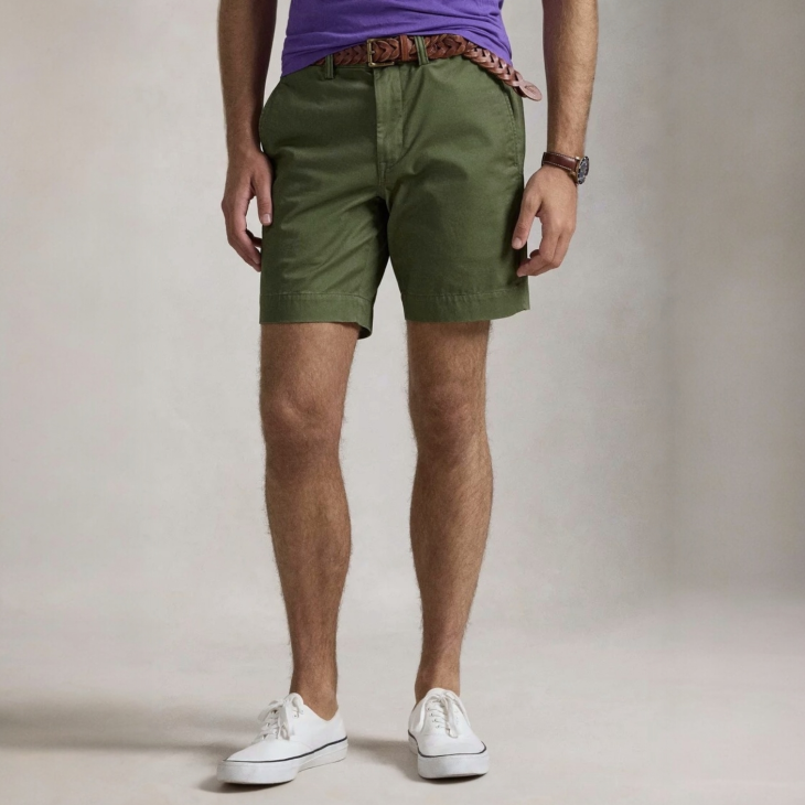 POLO RALPH LAUREN 7-INCH STRETCH STRAIGHT FIT CHINO SHORT