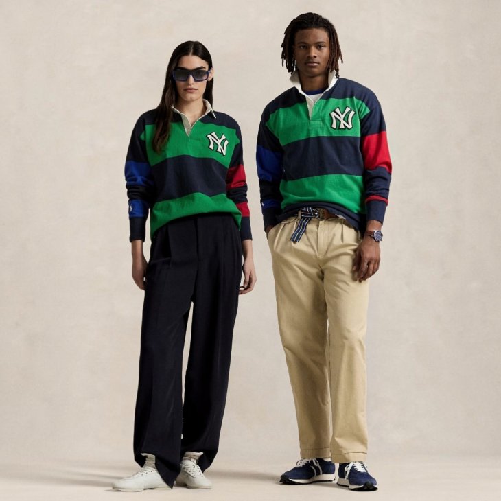 POLO RALPH LAUREN X MLB YANKEES RUGBY SHIRT