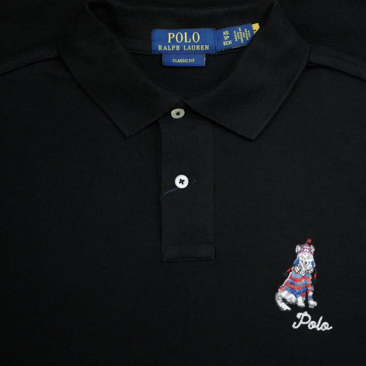 POLO RALPH LAUREN CLASSIC FIT DOG EMBROIDERED POLO SHIRT