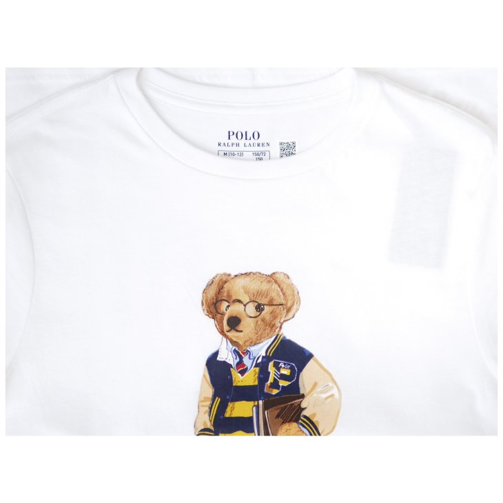 POLO RALPH LAUREN BOYS POLO BEAR COTTON JERSEY TEE