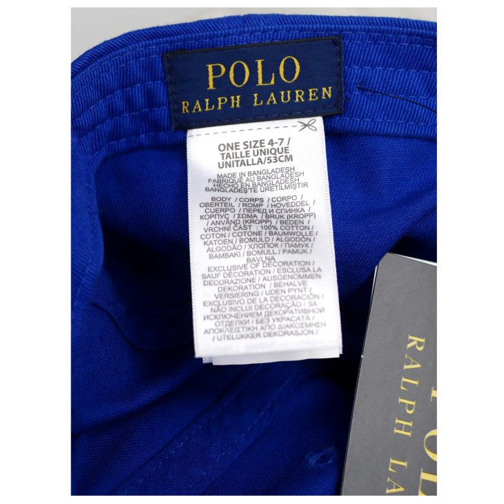 POLO RALPH LAUREN KIDS COTTON CHINO BALL CAP