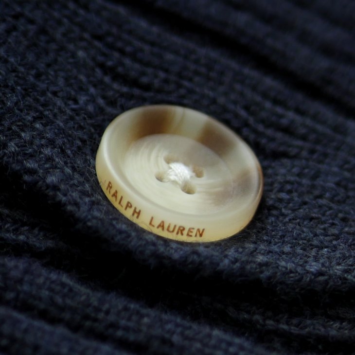 POLO RALPH LAUREN CABLE-KNIT WOOL-CASHMERE CARDIGAN
