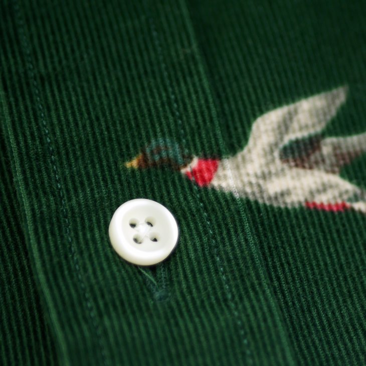 POLO RALPH LAUREN CLASSIC FIT MALLARD PRINT CORDUROY SHIRT