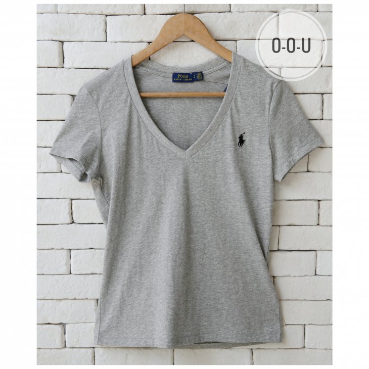 POLO RALPH LAUREN COTTON JERSEY V-NECK TEE