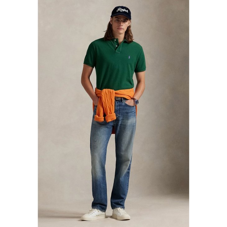 POLO RALPH LAUREN CUSTOM SLIM FIT POLO SHIRT