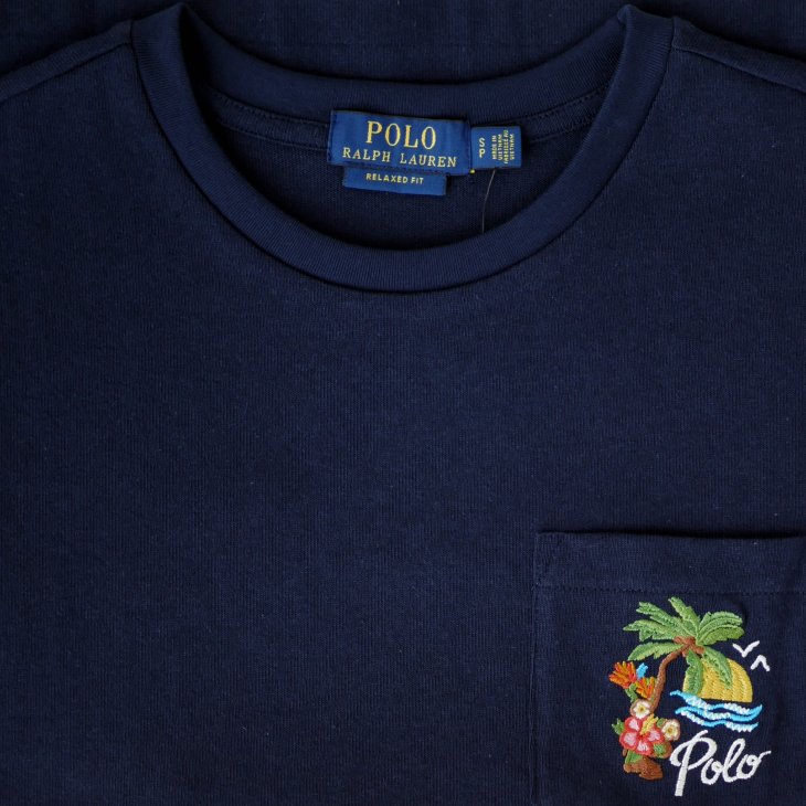 POLO RALPH LAUREN RELAXED FIT EMBROIDERED JERSEY T-SHIRT