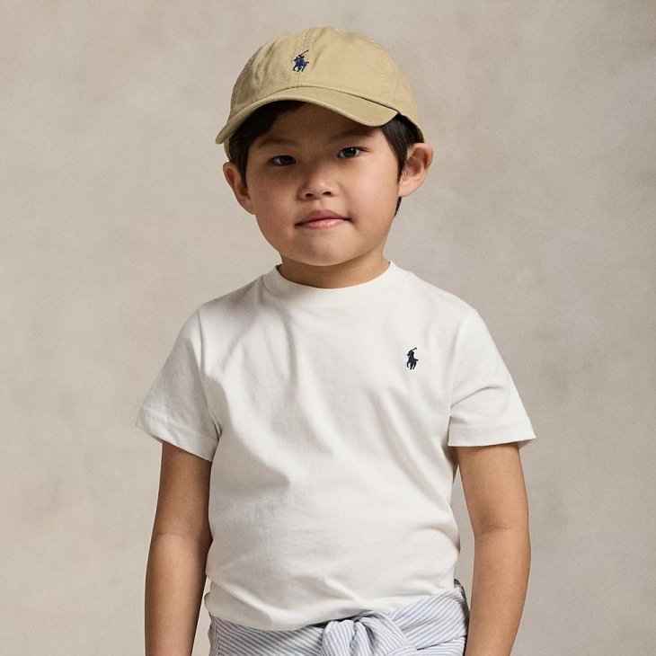 POLO RALPH LAUREN KIDS THE ICONIC COTTON CHINO BALL CAP