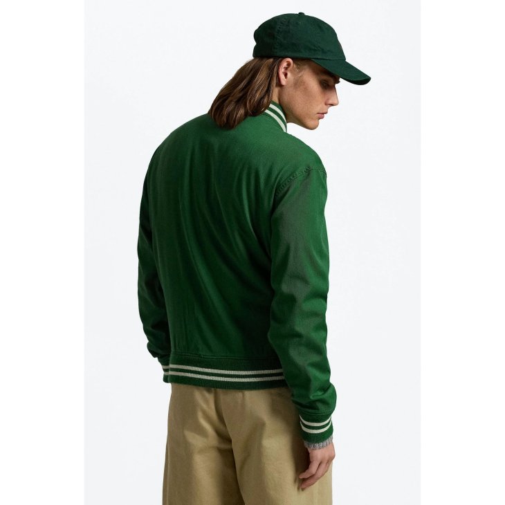 POLO RALPH LAUREN VARSITY INSPIRED TWILL TRACK JACKET