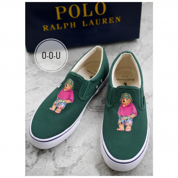 POLO RALPH LAUREN KEATON POLO BEAR CANVAS SNEAKER