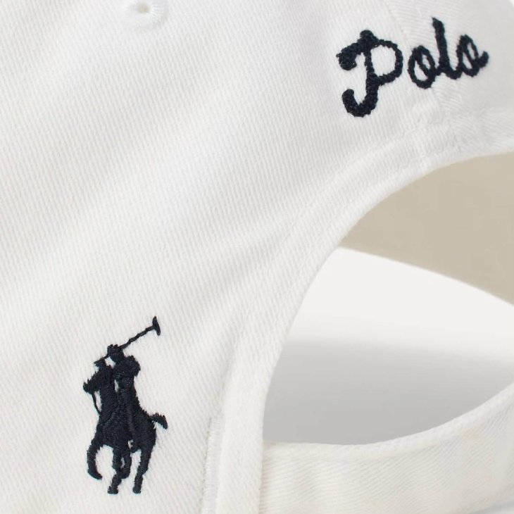 POLO RALPH LAUREN DOG-EMBROIDERED TWILL BALL CAP