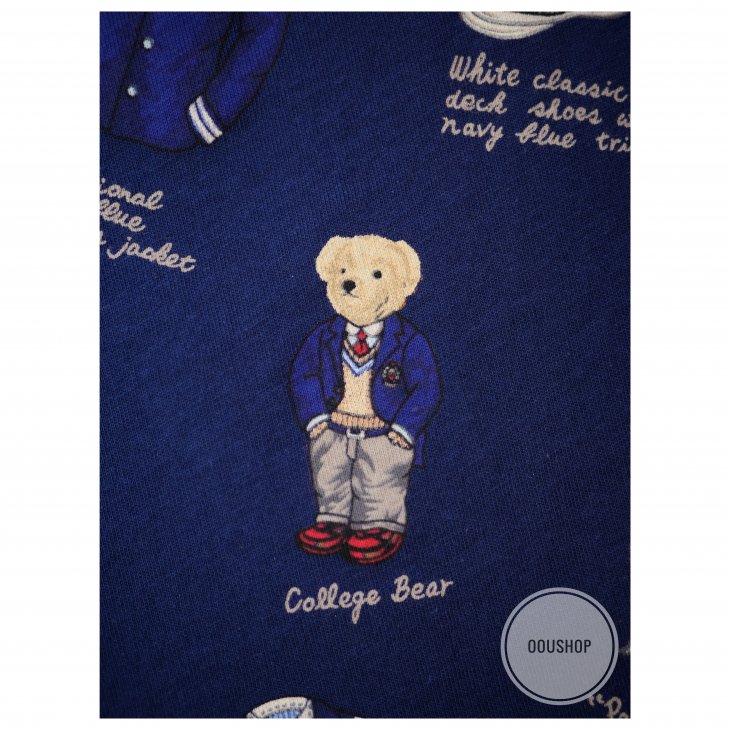 POLO RALPH LAUREN POLO BEAR KIDS COTTON JERSEY TEE