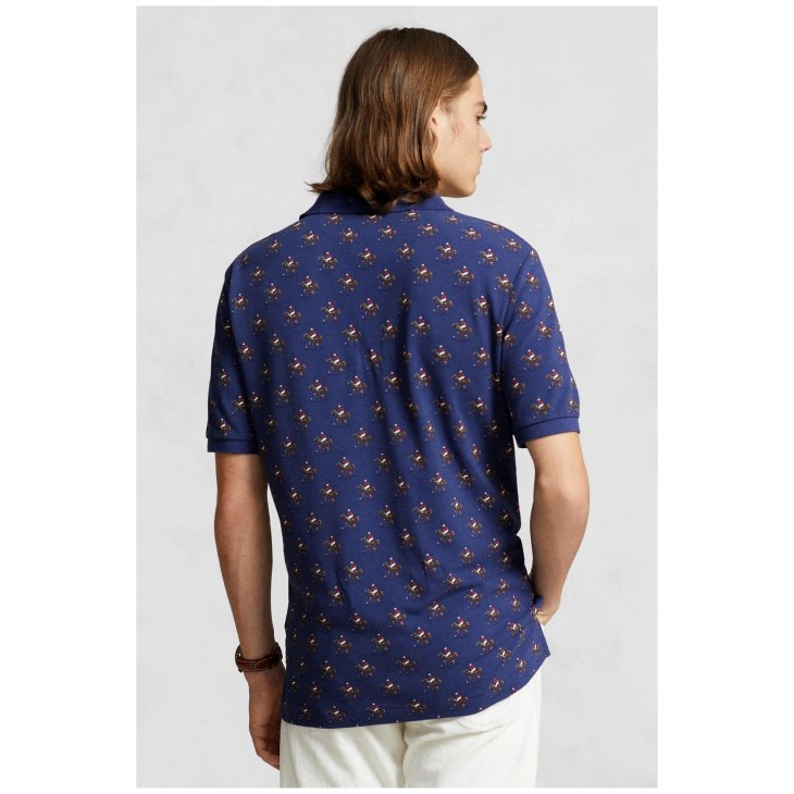 POLO RALPH LAUREN CLASSIC FIT EQUESTRIAN MESH POLO SHIRT