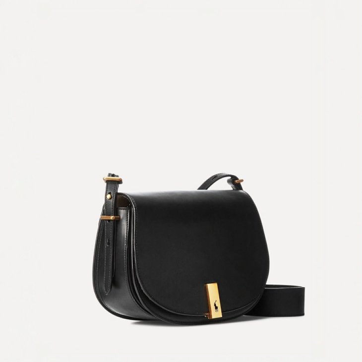 POLO RALPH LAUREN POLO ID CALFSKIN SADDLE BAG