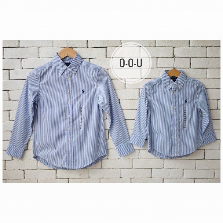 POLO RALPH LAUREN STRIPED BOYS COTTON SHIRT
