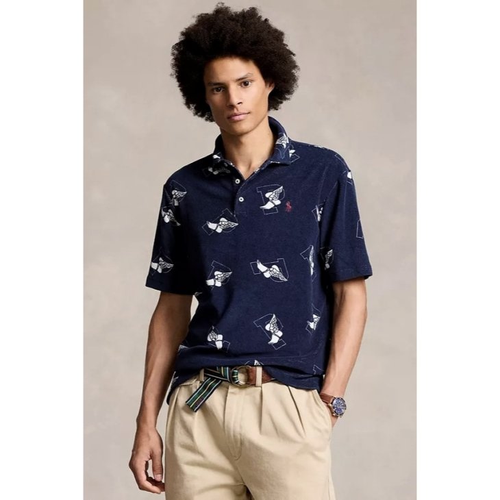 POLO RALPH LAUREN CLASSIC FIT P-WING TERRY POLO SHIRT