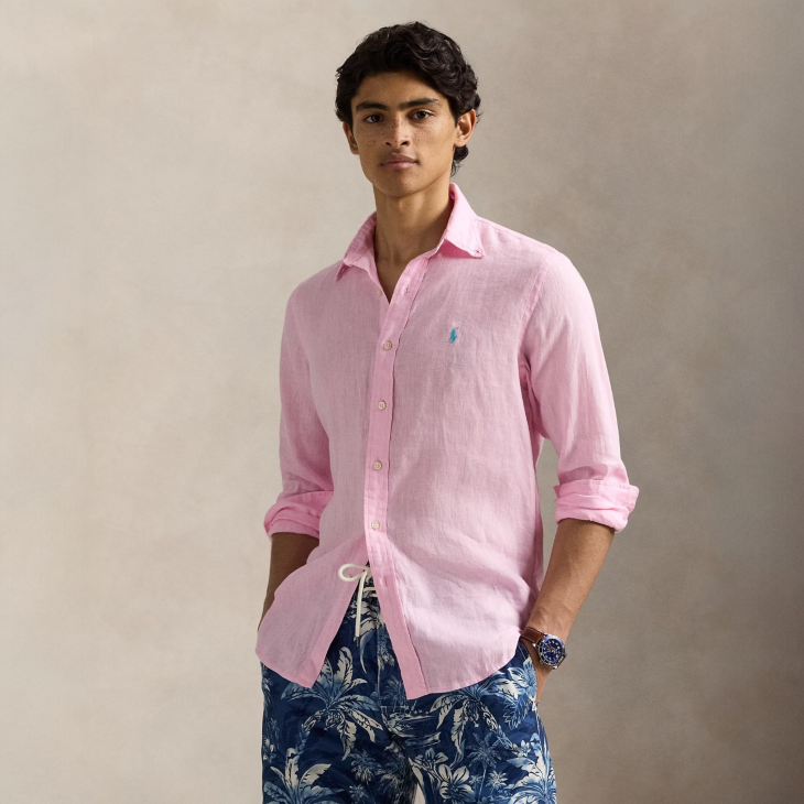 POLO RALPH LAUREN CLASSIC FIT LINEN SHIRT