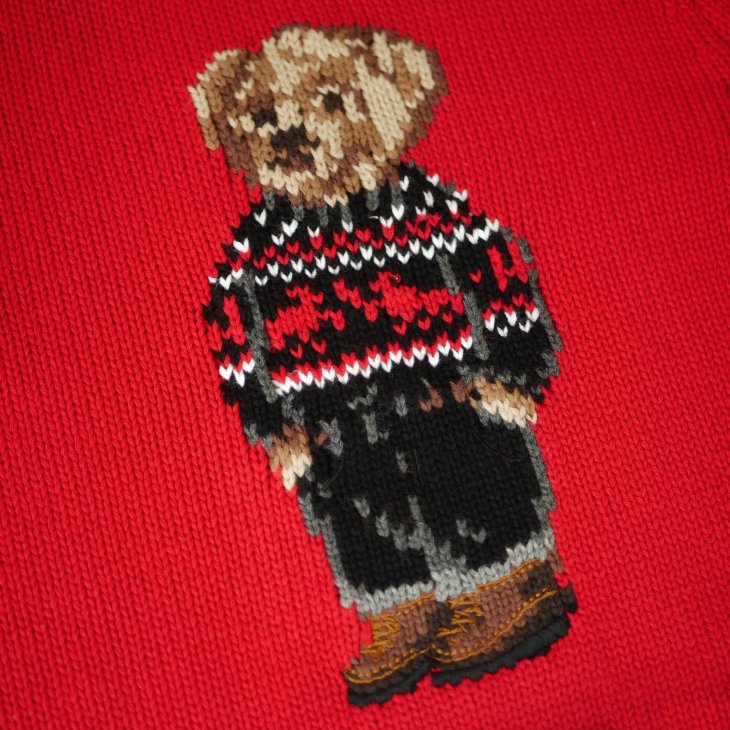 POLO RALPH LAUREN BOYS POLO BEAR HOODIE