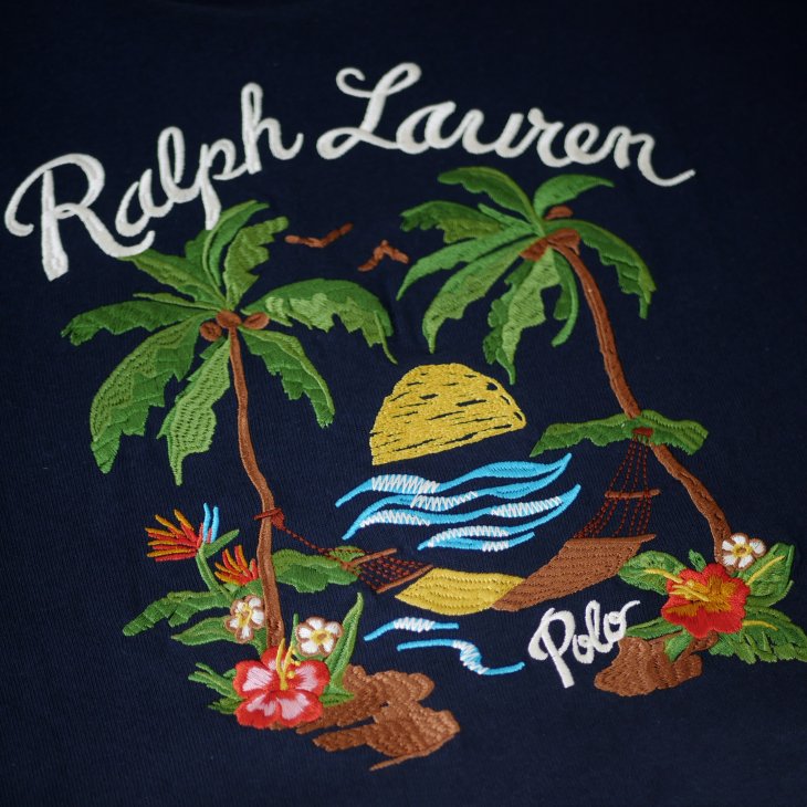 POLO RALPH LAUREN RELAXED FIT EMBROIDERED JERSEY T-SHIRT