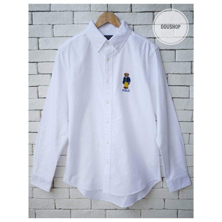 POLO RALPH LAUREN SLIM FIT POLO BEAR OXFORD SHIRT