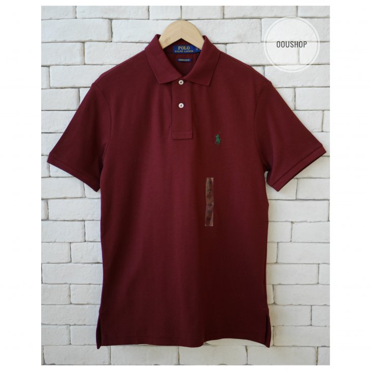 POLO RALPH LAUREN CUSTOM SLIM FIT MESH POLO