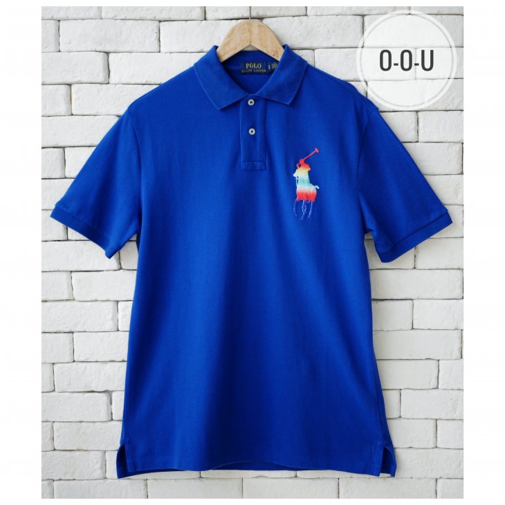 POLO RALPH LAUREN CUSTOM FIT BIG PONY MESH POLO SHIRT