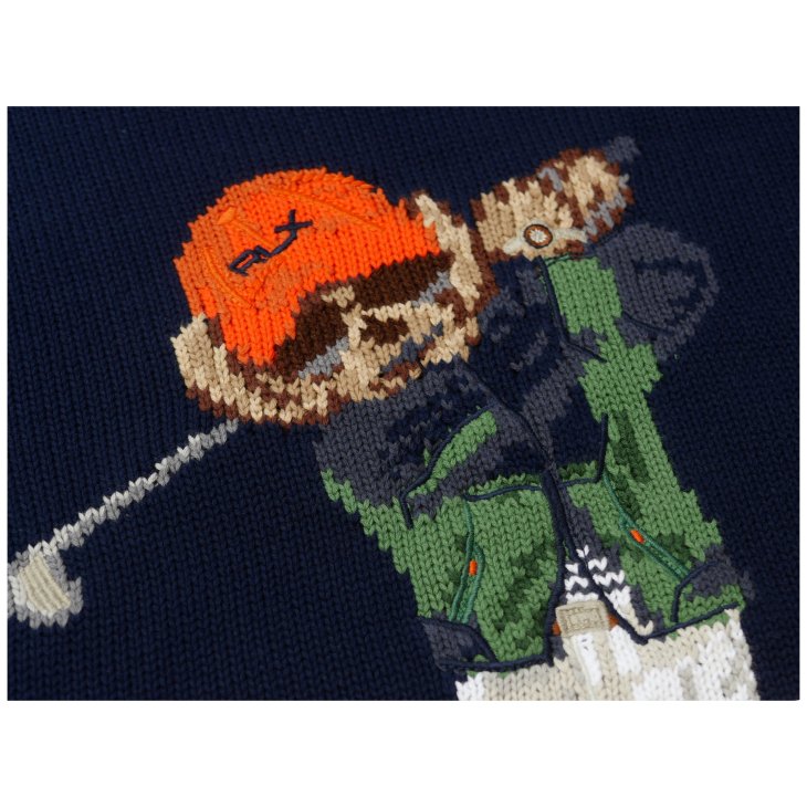 POLO RALPH LAUREN RLX POLO BEAR COTTON-BLEND JUMPER