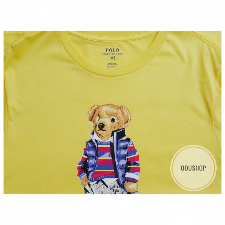 POLO RALPH LAUREN POLO BEAR BOYS COTTON JERSEY TEE