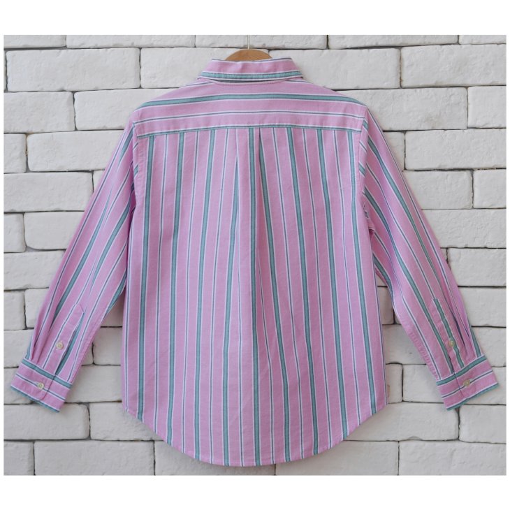 POLO RALPH LAUREN KIDS STRIPED OXFORD SHIRT