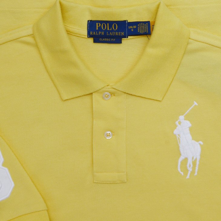 POLO RALPH LAUREN BOYS BIG PONY COTTON MESH POLO SHIRT