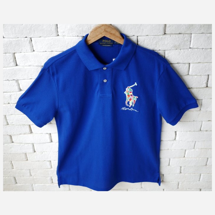 POLO RALPH LAUREN CUSTOM SLIM FIT BIG PONY MESH POLO SHIRT