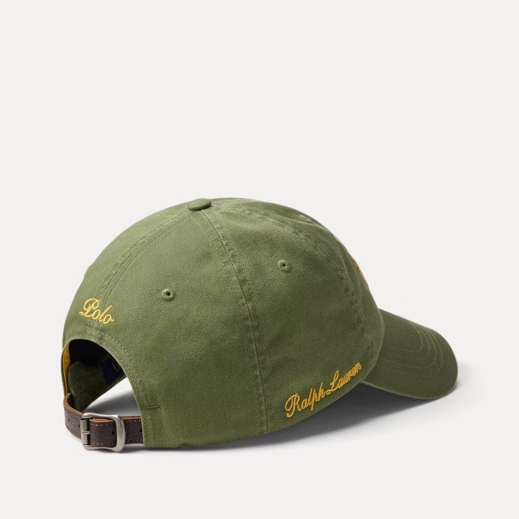POLO RALPH LAUREN TRIPLE-PONY TWILL BALL CAP