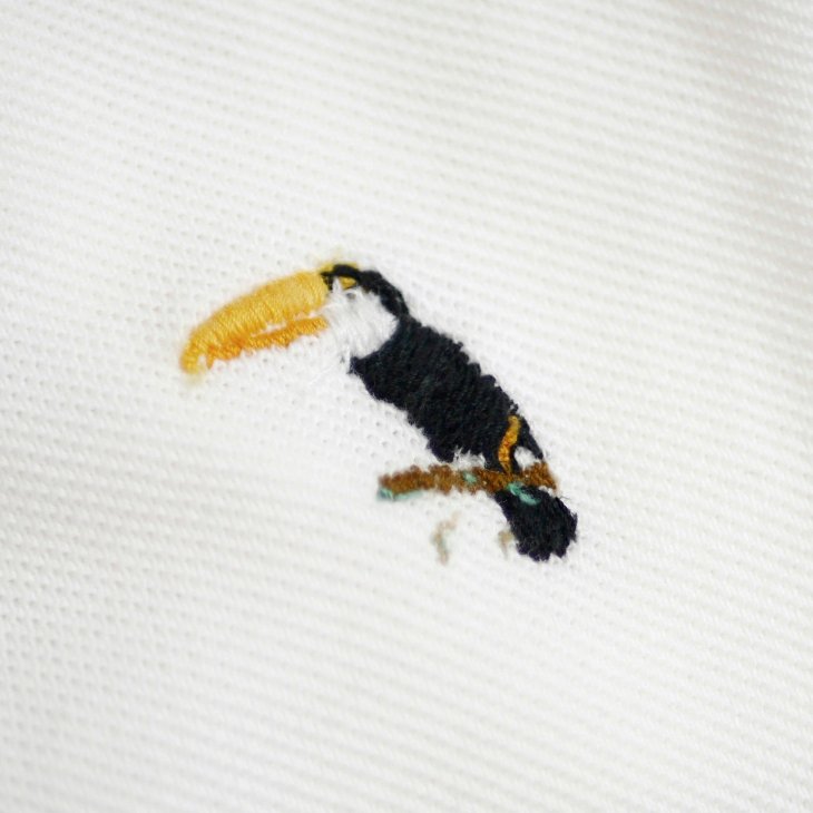 POLO RALPH LAUREN KIDS TROPICAL-EMBROIDERY MESH SKIRT