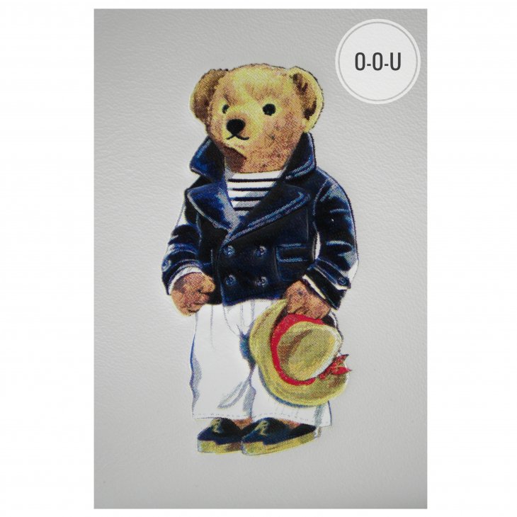 POLO RALPH LAUREN POLO BEAR LEATHER COSMETIC POUCH