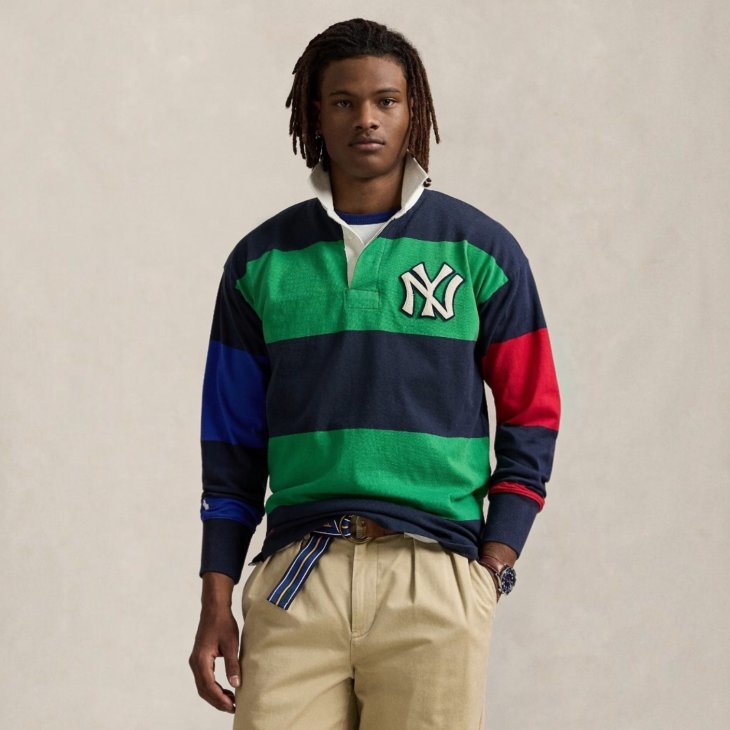 POLO RALPH LAUREN X MLB YANKEES RUGBY SHIRT