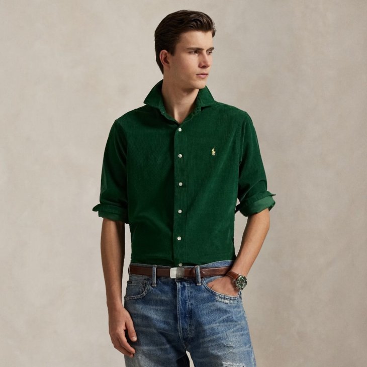 POLO RALPH LAUREN CUSTOM FIT CORDUROY SHIRT