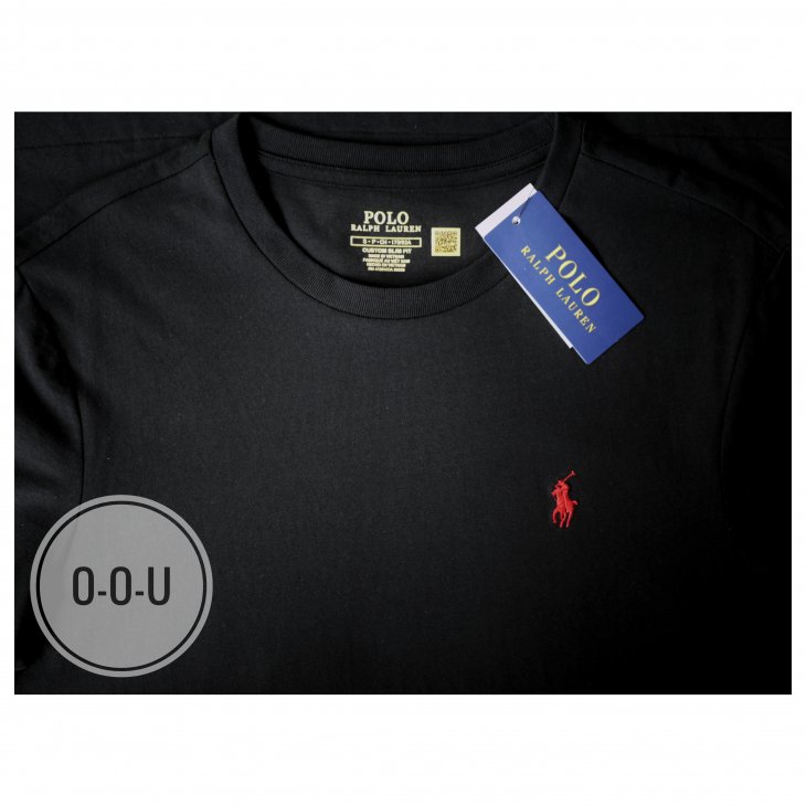 POLO RALPH LAUREN CUSTOM SLIM FIT JERSEY CREWNECK T-SHIRT