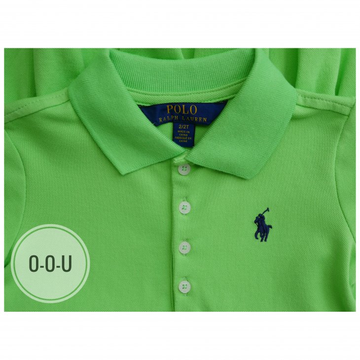 POLO RALPH LAUREN KIDS COTTON MESH POLO DRESS