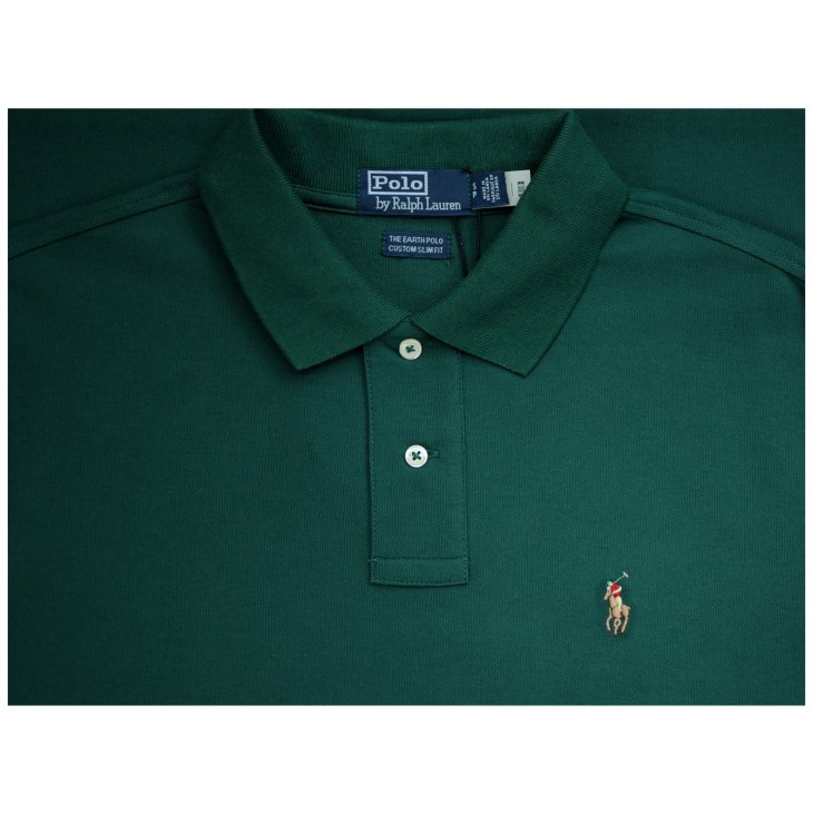 POLO RALPH LAUREN CUSTOM SLIM FIT POLO SHIRT
