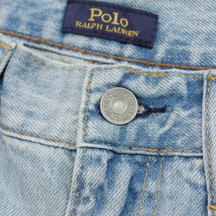 POLO RALPH LAUREN WOMEN DESTROYED-HEM DENIM SHORT