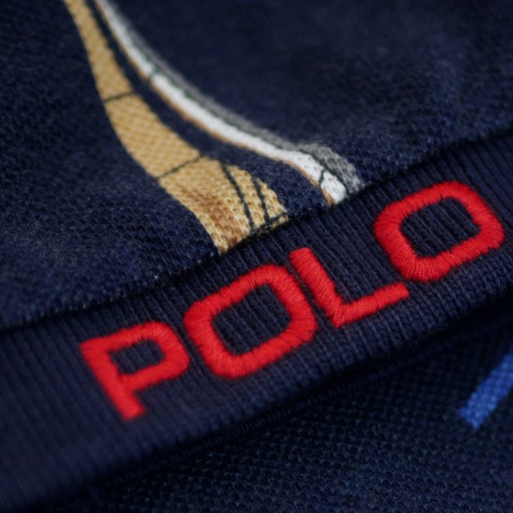 POLO RALPH LAUREN CLASSIC FIT NAUTICAL MESH POLO SHIRT