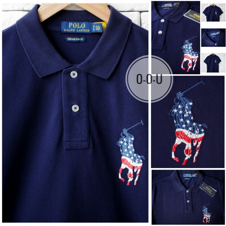 POLO RALPH LAUREN CUSTOM SLIM FIT BIG PONY POLO SHIRT