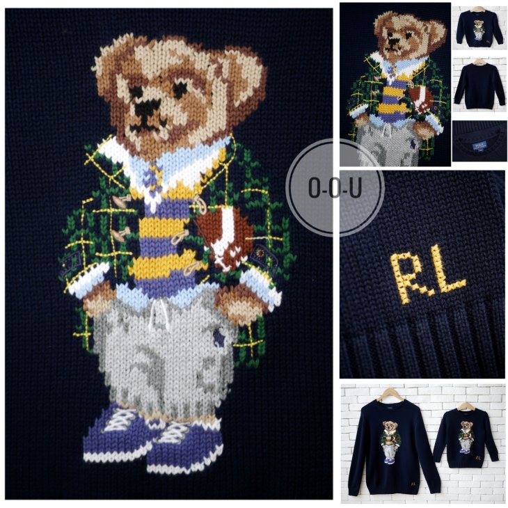 POLO RALPH LAUREN KIDS POLO BEAR SWEATER