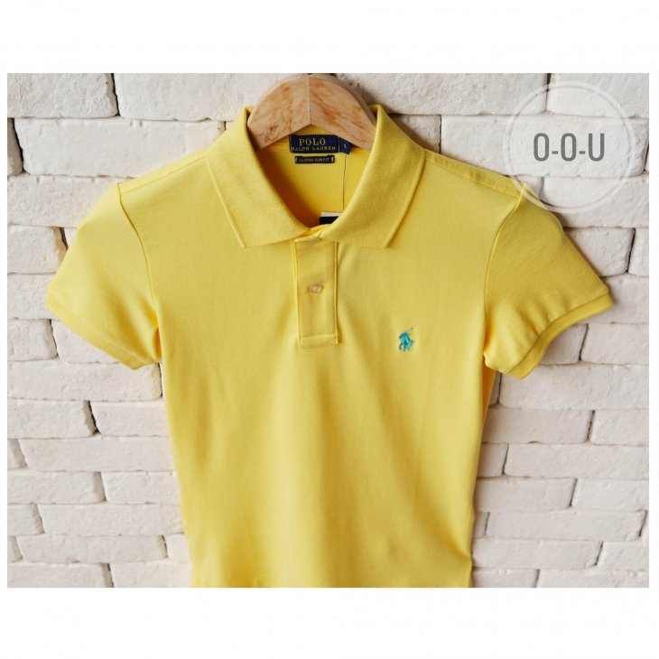 POLO RALPH LAUREN WOMEN CUSTOM SLIM FIT POLO SHIRT