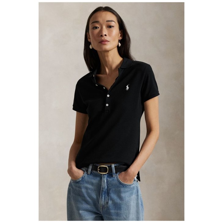 POLO RALPH LAUREN WOMEN SLIM FIT STRETCH POLO SHIRT