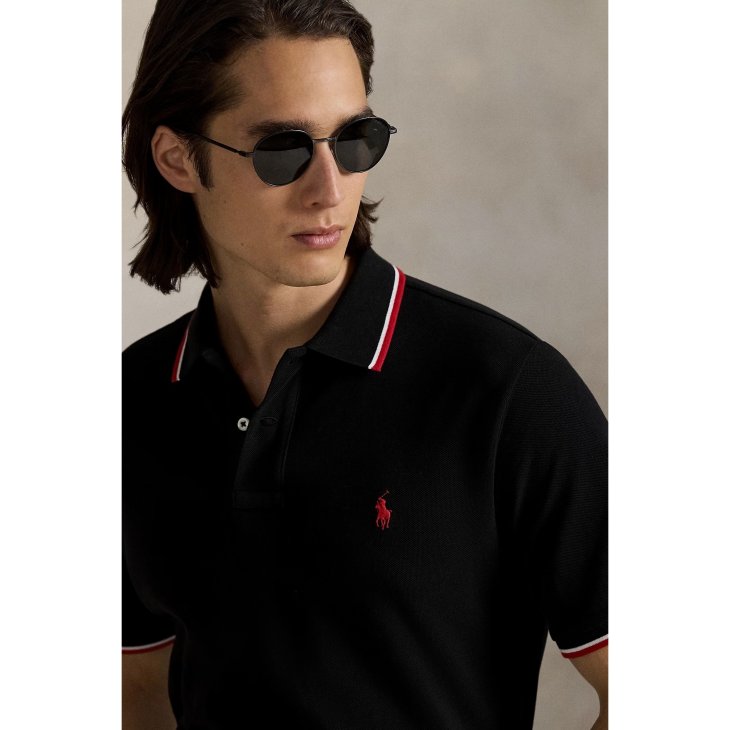 POLO RALPH LAUREN CLASSIC FIT MESH POLO SHIRT