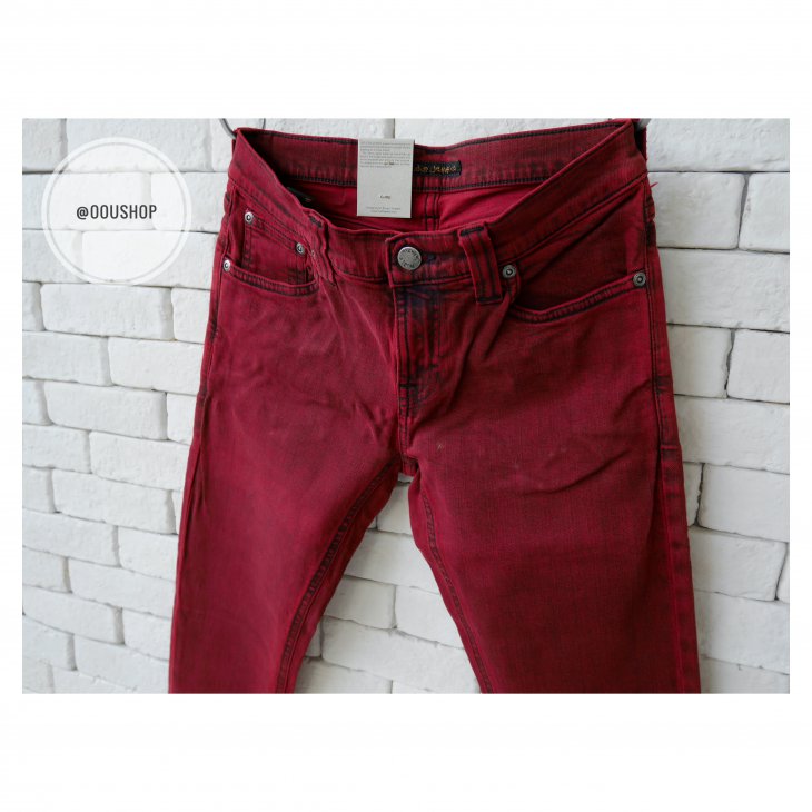 NUDIE JEANS TIGHT LONG JOHN ORG BLACK EMBO
