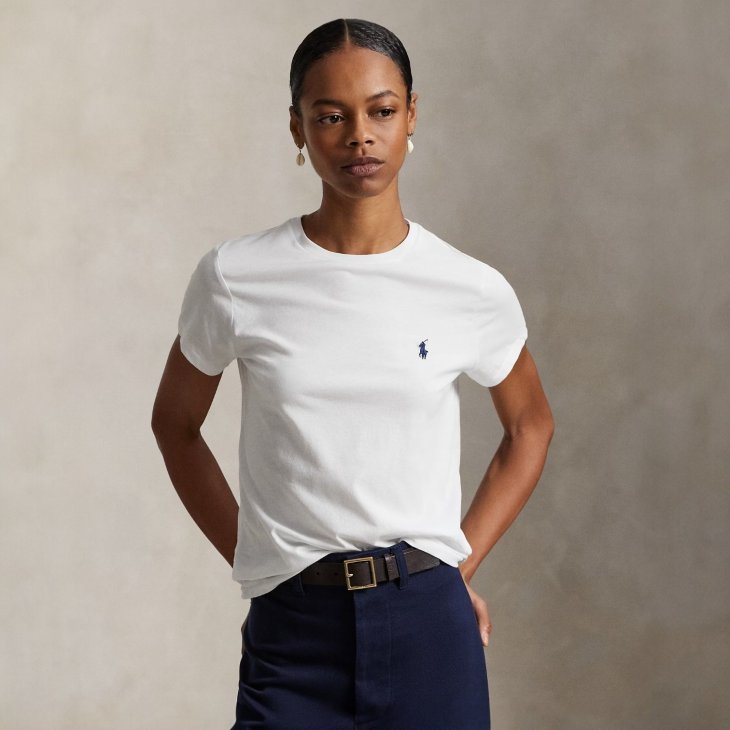 POLO RALPH LAUREN WOMEN COTTON JERSEY TEE